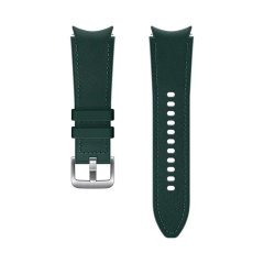 Official Samsung Watch 4 Classic Hybrid Leather Strap- 20mm M/L- Green