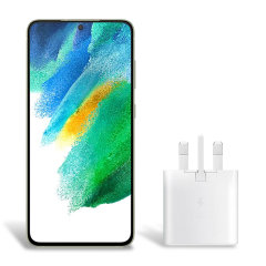 Official Samsung Galaxy S21 FE 25W PD USB-C UK Wall Charger - White