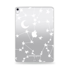Lovecases iPad mini 6 2021 6th Gen. Gel Case - White Stars And Moons