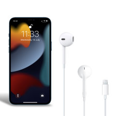 Official  iPhone 13 Pro Lightning Earphones - White