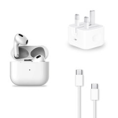 Official Apple 20W AirPods 3 Fast Charger & 1m USB-C Cable