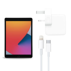Official Apple iPad 10.2" 2021 9th Gen. 30W Fast Charger & 1m Cable