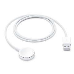 Official Apple Watch White 1M MagSafe USB-A Charging Cable - For Apple Watch Series 7