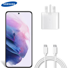 Official Samsung Galaxy S22 Plus 25W Wall Charger & USB-C to C Cable