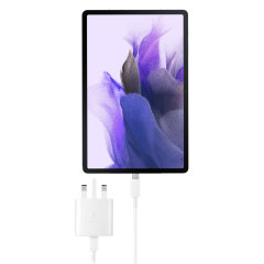 Official Samsung Galaxy Tab S7 FE 45W Fast Charger & 1m USB-C Cable