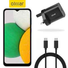 Olixar Samsung Galaxy A03 Core 18W USB-C Fast Charger & 1.5m Cable