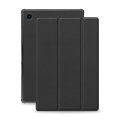 Olixar Leather-Style Samsung Galaxy Tab A8 2021 Wallet Case - Black
