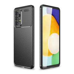 Olixar Black Carbon Fibre Case - For Samsung Galaxy A33 5G