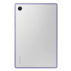Official Samsung Galaxy Tab A8 Clear Edge Cover Case - Lavender