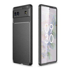 Olixar Carbon Fibre Google Pixel 6a Case - Black
