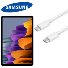 Official Samsung White USB-C to C Power Cable 1m - For Samsung Galaxy Tab S8 Plus