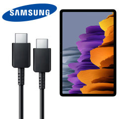 Official Samsung Galaxy Tab S8 Plus USB-C to C Power Cable 1m - Black