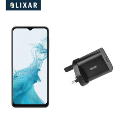 Olixar 18W Black Single USB-C Wall Charger With UK Plug - For Samsung Galaxy A23