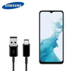 Official Samsung 1.5m USB-C Black Charging Cable - For Samsung Galaxy A23 5G