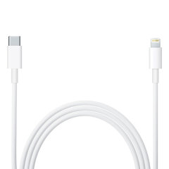Official Apple White 2m Lightning to USB-C Cable - For iPhone SE 2022