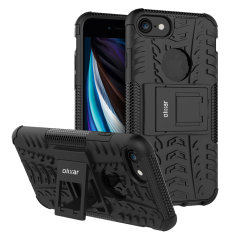 Olixar ArmourDillo Black Protective Case - For iPhone SE 2022