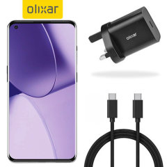 Olixar 20W USB-C Fast Charger & 1.5m USB-C Cable - For OnePlus 10 Pro