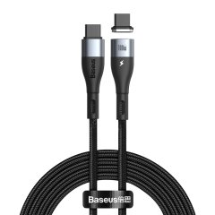 Baseus Fast Charging 100W Magnetic USB-C To USB-C Cable - 1.5m - Black