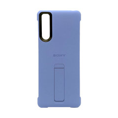 Official Sony Style Cover Protective Stand Purple Case - For Sony Xperia 10 IV