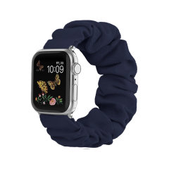 Olixar 42mm Apple Watch Scrunchies Band - Onyx Black