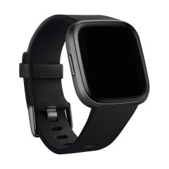 Official Fitbit Black Classic Band Large - For Fitbit Versa 2