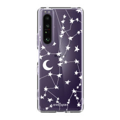 LoveCases White Stars And Moons Gel Case - For Sony Xperia 1 IV