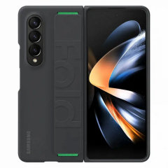 Official Samsung Black Silicone Grip Cover - For Samsung Galaxy Z Fold4