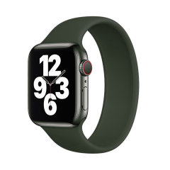 Official Apple Cyprus Green Solo Loop Band Size 6 Strap - For Apple Watch Series 7 45mm