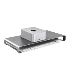Satechi Space Grey Slim Aluminium Monitor Stand - For Mac Studio