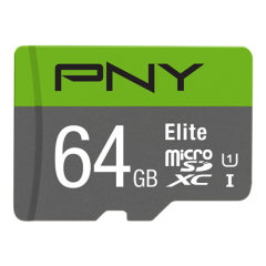 PNY 64GB Elite microSD Memory card - For Sony Xperia 1 IV