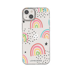 LoveCases Abstract Rainbow Gel Case - For iPhone 14 Max
