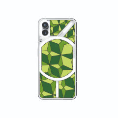 LoveCases Green Geometric Light Cut Out Case  - For Nothing phone (1)