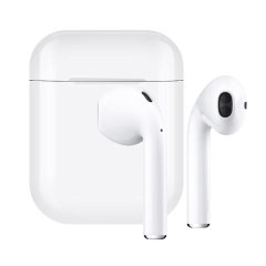 FX True Wireless White Earphones With Microphone - For Nothing Phone (1)