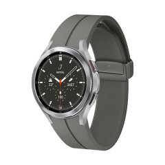 Official Samsung D-Buckle Grey Sport Band - For Samsung Galaxy Watch 4