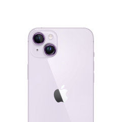 Olixar Purple Metal Ring Camera Lens Protector - For iPhone 14 Max