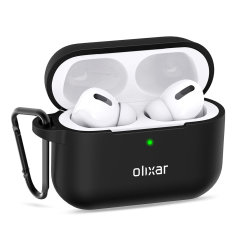 Olixar Black Soft Silicone Protective Case - For Apple AirPods Pro 2