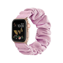 Olixar Apple Watch Soft Pink Scrunchies Band - For Apple Watch 5 40mm