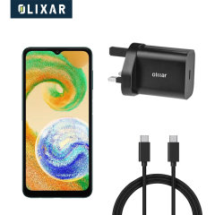 Olixar 18W USB-C Fast Charger & 1.5m USB-C Cable - For Samsung Galaxy A04s