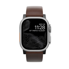 Nomad Brown Leather Strap - For Apple Watch Ultra
