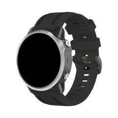 Olixar Black Silicone Strap - For Garmin Watch Fenix 6S