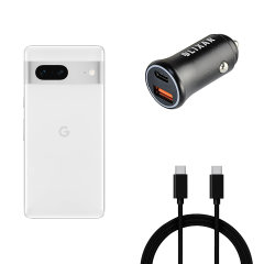 Olixar 38W Dual Car Charger and 1.5M USB-C Cable - For Google Pixel 7
