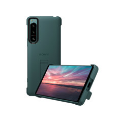 Official Sony Style Cover Green Stand Case - For Sony Xperia 5 IV
