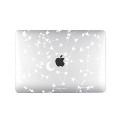LoveCases White Stars and Moon Gel Case - For MacBook Pro 14" 2023 M2 Chip
