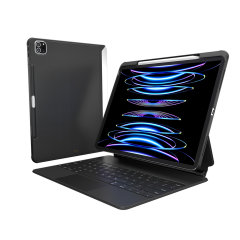 SwitchEasy Citicover Black Leather Magnetic Protective Case with Pencil Holder - For iPad Pro 11" 2022