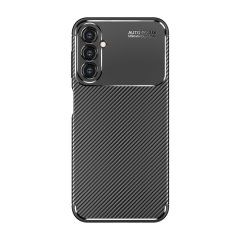 Olixar Black Carbon Fibre Case - For Samsung Galaxy A14