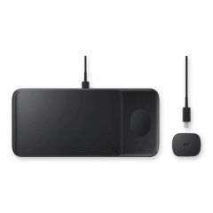 Official Samsung Galaxy Black Wireless Trio Charger - For Samsung Galaxy S22