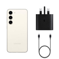 Official Samsung 25W UK Wall Charger & 1m USB-C Cable - For Samsung Galaxy S23