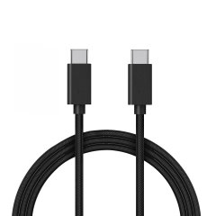 Olixar 100W Black Braided USB-C To C Fast Charging Cable 1.5m - For Samsung Galaxy S23