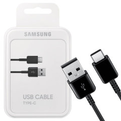 Official Samsung Black 1.5m USB-C Charging Cable - For Samsung Galaxy A14