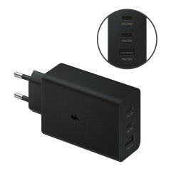 Official Samsung Trio 65W Charger with 2 USB-C and 1 USB-A Port